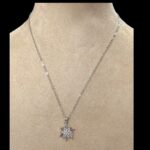 Metal chain pendant necklace - SK - Image 3