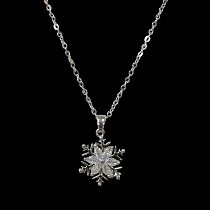 Metal chain pendant necklace - SK - Image 4