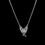 Metal chain pendant necklace - SJ - Image 4
