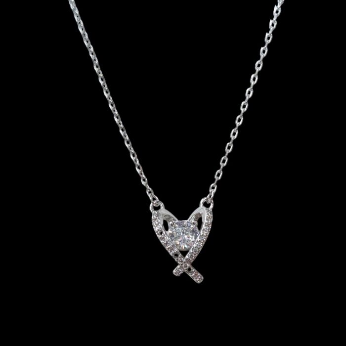 Metal chain pendant necklace - SJ - Image 4