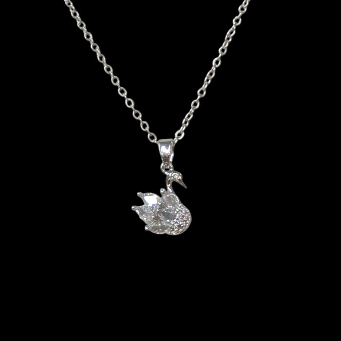 Metal chain pendant necklace - SH - Image 2