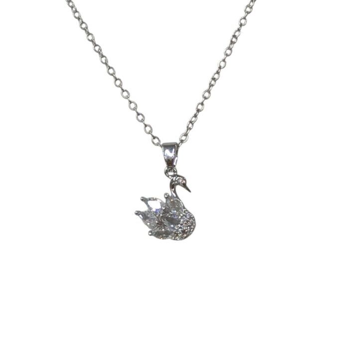 Metal chain pendant necklace - SH - Image 4
