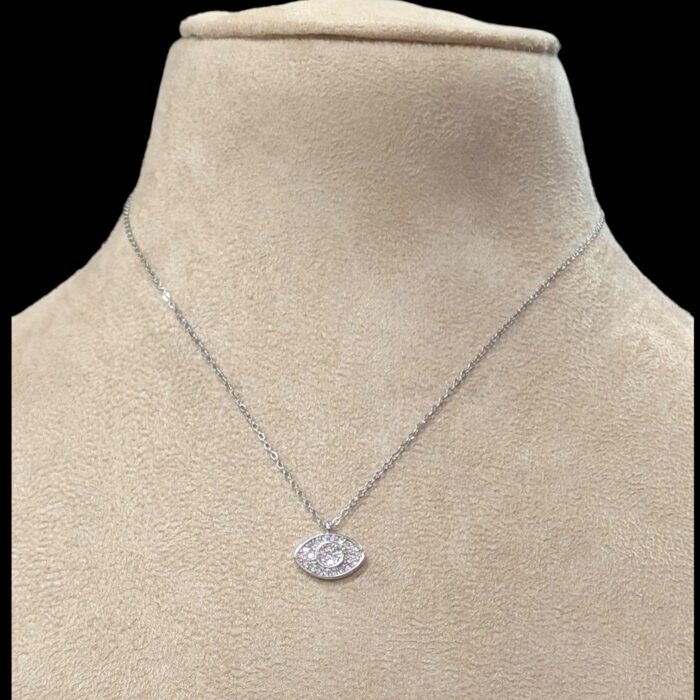 Metal chain pendant necklace - SA - Image 3