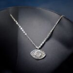 Metal chain pendant necklace - SA