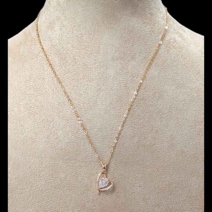 Metal chain pendant necklace - GA - Image 3