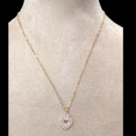 Metal chain pendant necklace - GF - Image 3