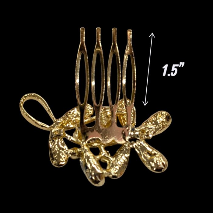 Back side view of hair comb