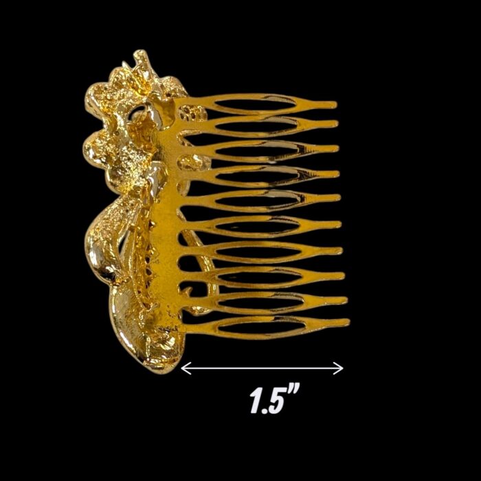 Rhinestone Crystal Decorative Hair Comb - ZE - Image 3