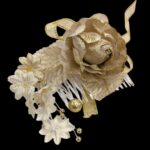 Gold Flower Hair Comb - ZH