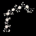 Hair accessory Vine - Silver Pearl
