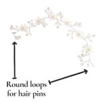 Hair accessory Vine - Silver Pearl - Image 4