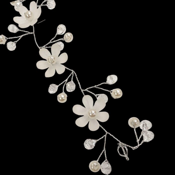 Hair accessory Vine - Silver Pearl - Image 3