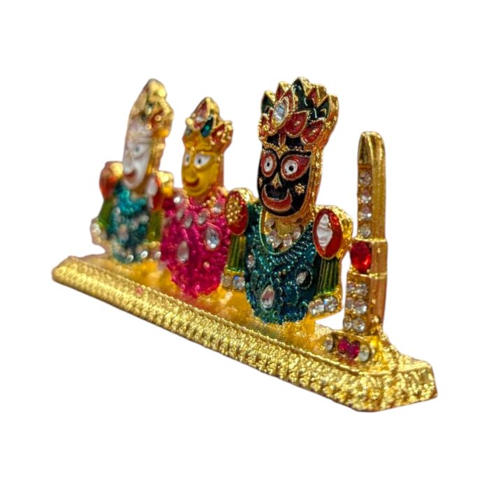 Lord Jagannath Idol - Color - 2 inch - Image 4
