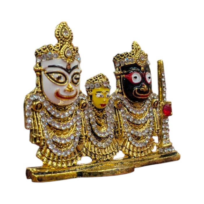 Side Profile view of Jagannath Idol