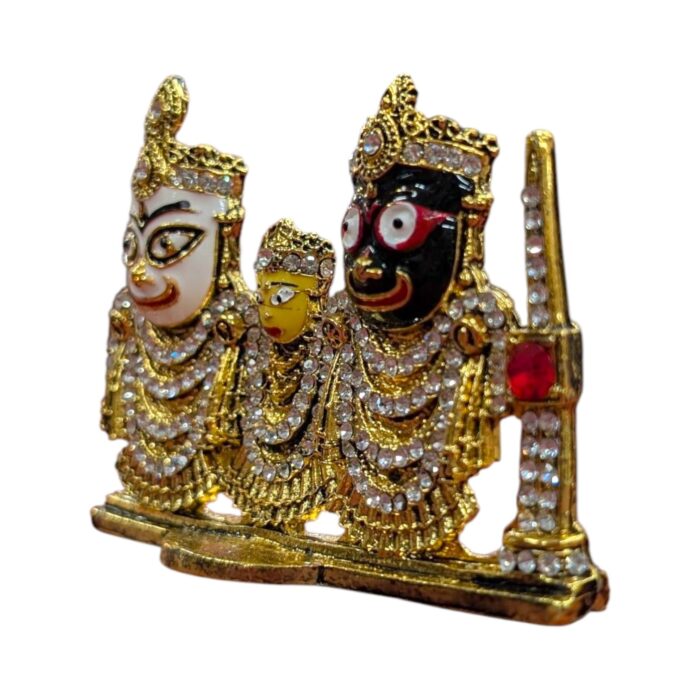 Side Profile view of Jagannath Idol