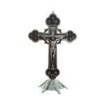 Twelve Apostles Alloy metal Standing Crucifix - Silver ox - Image 5