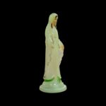 Side profile view of Virgin Mary Statue