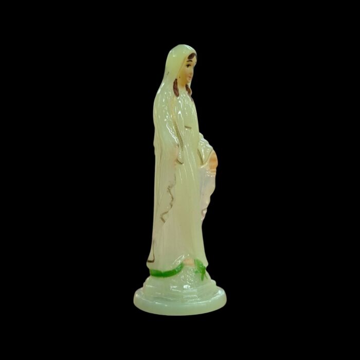 Side profile view of Virgin Mary Statue