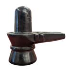 Shivling Black Stone | Shiva Lingam Idol 4.5 inch | Black Lingam
