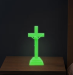 Glow in the Dark - Standing Crucifix - Decorative Cross - Small - Image 8