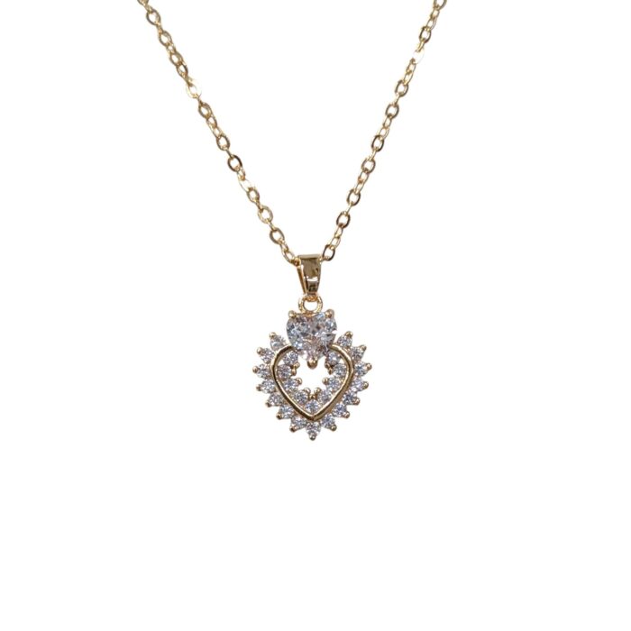 Metal chain pendant necklace - GF - Image 4