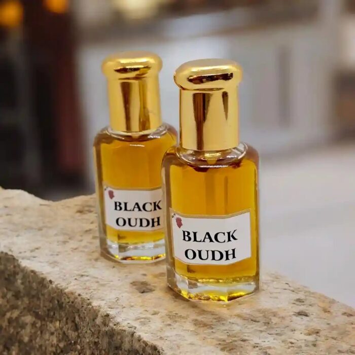 Black oudh Attar Perfume Oil | Large 10ml - Pack of 2