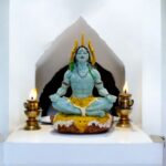 Mahayogi Shiva idol - Blue | 4 inch | Shiv ki murti
