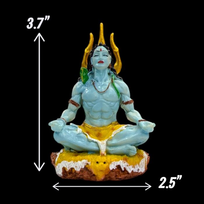 Dimensions of the small idol of Shiv for home mandir