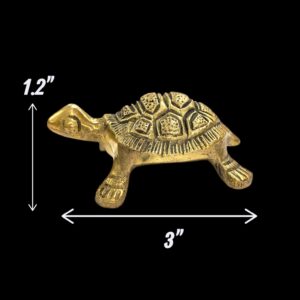 Dimensions of Yantra under brass tortoise
