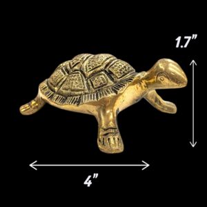 Dimensions of Yantra under brass tortoise