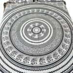 Close up of Printed mandla cotton bedsheet