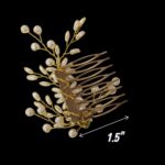 Pearls Bridal Hair Comb - ZK - Image 3