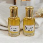 Alcohol-free Italian vanilla perfume oil | Compact bottles perfect for use at home or on the go.