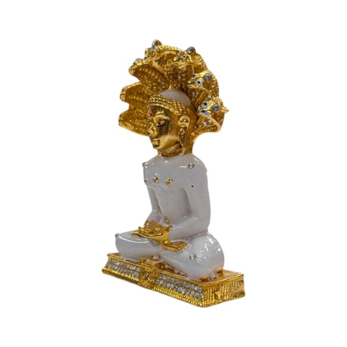 Side profile view of Bhagwan Parshvanath Jain God Idol