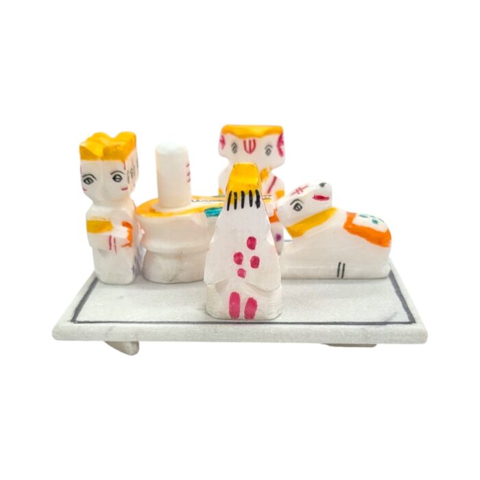 Hard Stone - Shiv Panchayat - Size 2 - White - Image 5