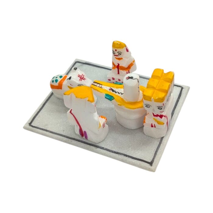 Hard Stone - Shiv Panchayat - Size 2 - White - Image 6