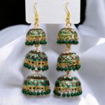 Meena Jhumki - Party Wear Dangler Earrings