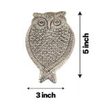 Owl Shaped Incense Holder - Silver Oxidized