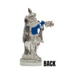 Backside profile view of Radha Krishna Statue