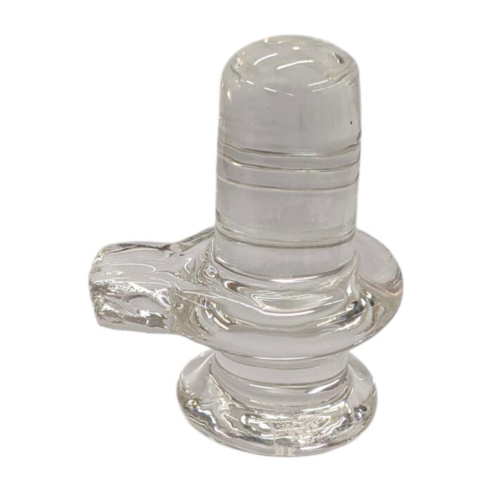 Clear Quartz Sphatik Shivling - 150-160gm - Image 4