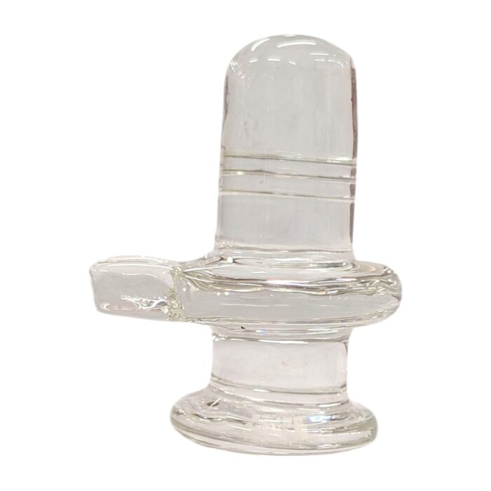 Clear Quartz Sphatik Shivling - 150-160gm - Image 3