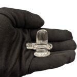 Clear Quartz Sphatik Shivling - 35-40gm