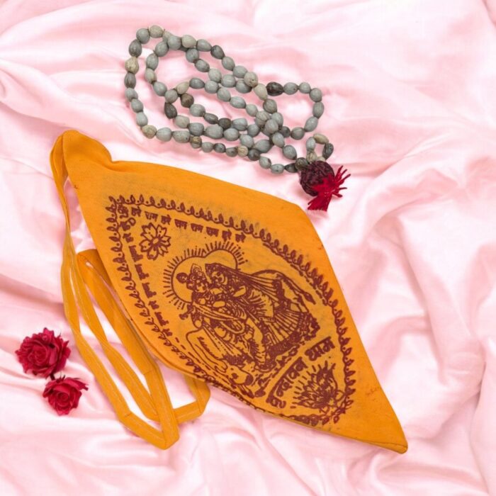 Original Vaijanti Mala White & Japa Mala Bag - Image 5