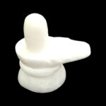 White Marble Shivling | Shiva Lingam Idol 2 inch