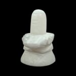 Front view of white shivling