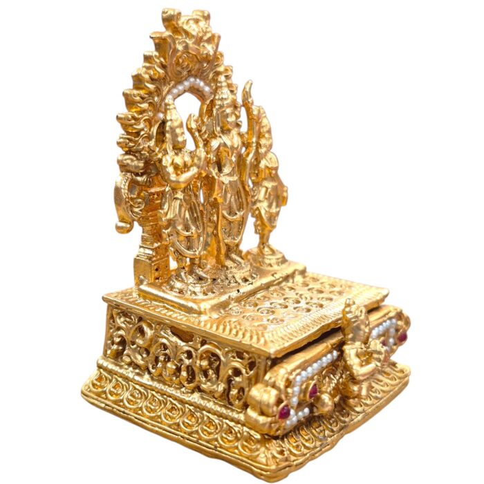 Side profile view of kumkum box