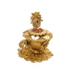 Peacock Themed Kumkum Box - Handcrafted Sindoor Box for Puja