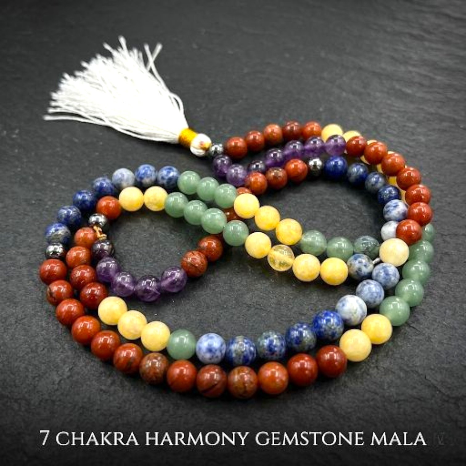 2025/12/114638.jpg 7 Chakra Harmony Gemstone Mala Necklace - Image 1