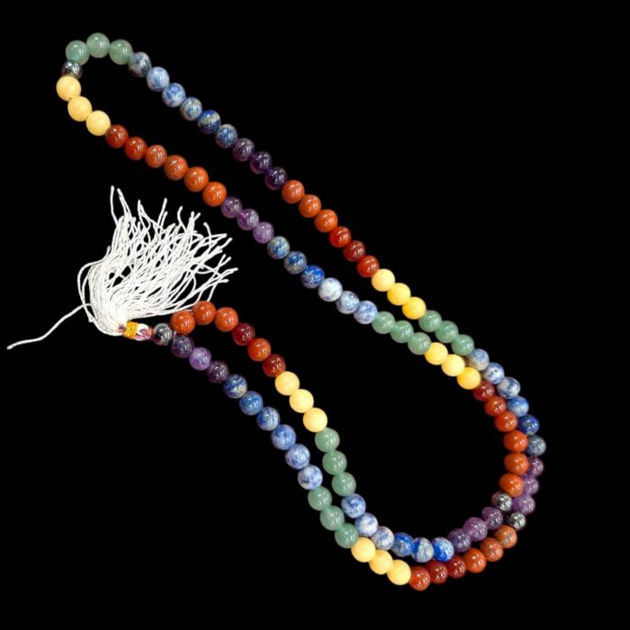 7 Chakra Gemstone Mala Necklace - Image 2