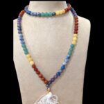 7 Chakra Gemstone Mala Necklace - Image 5